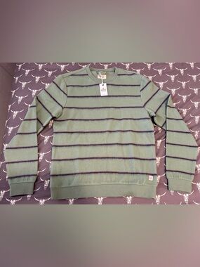 Marine Layer Men's S Green Crewneck Sweater nwt